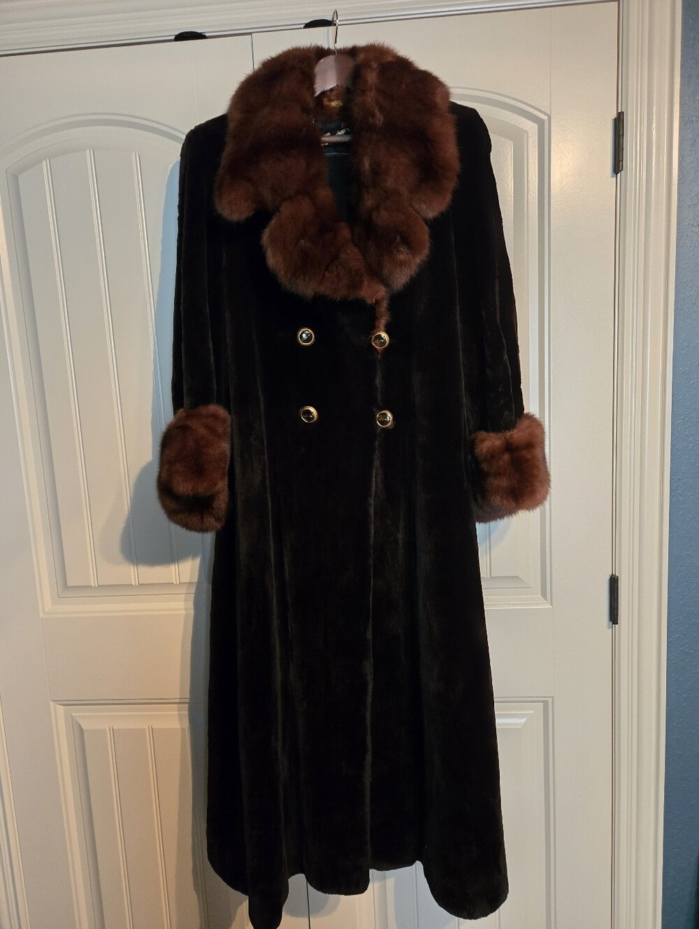 Vintage Russian Sable Coat Size 12 - Picture 3 of 13